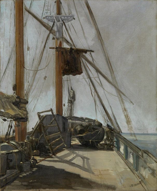 El puente del barco – Edouard Manet Édouard Manet 70x85