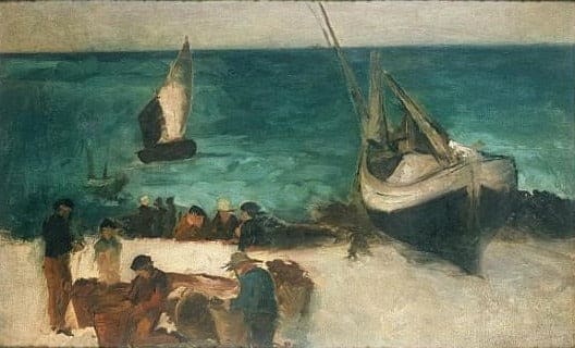 Barcos de pesca y pescadores – Edouard Manet Édouard Manet 120x70