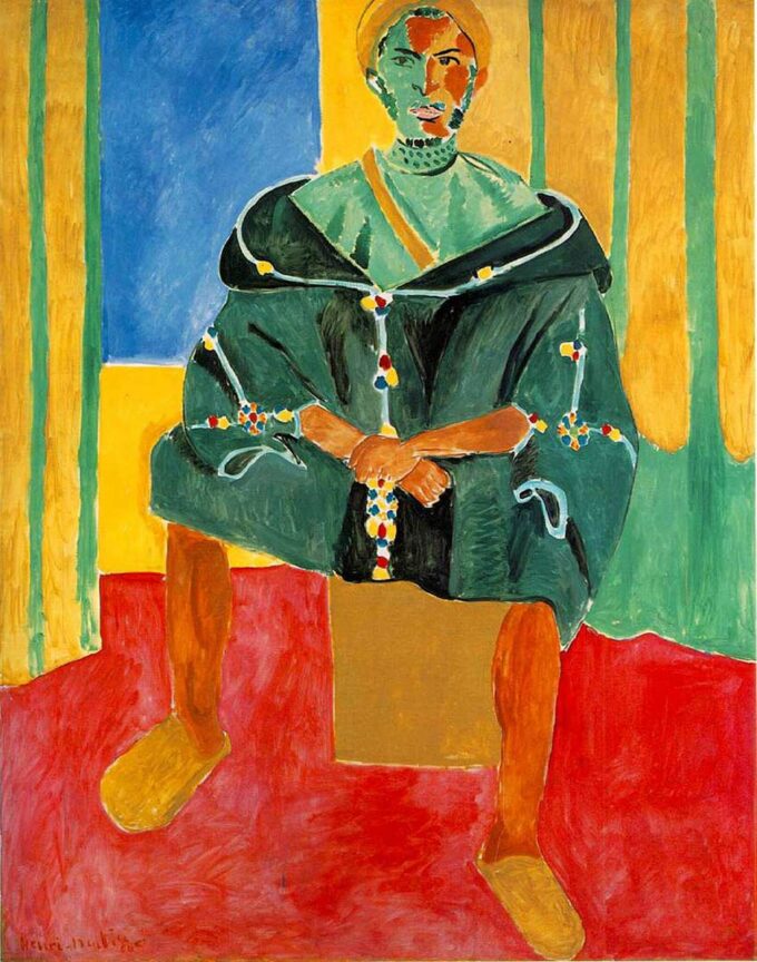 El Rifain sentado – Matisse Henri Matisse 70x85