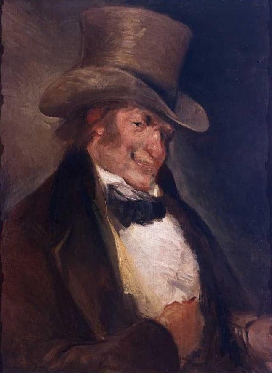 Autorretrato con sombrero de copa – Francisco de Goya Francisco de Goya 70x105