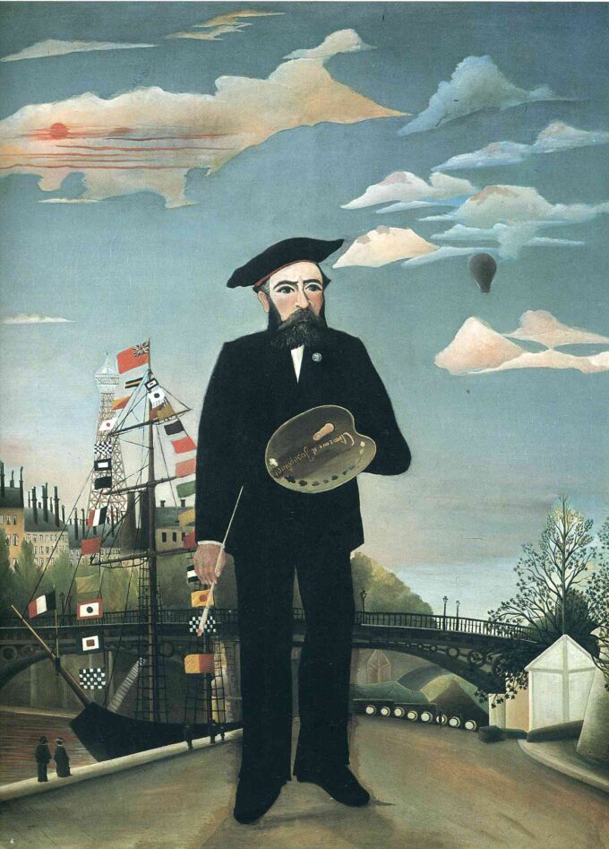 Autorretrato de la Isla de Saint Louis – Henri Rousseau Henri Rousseau 70x105