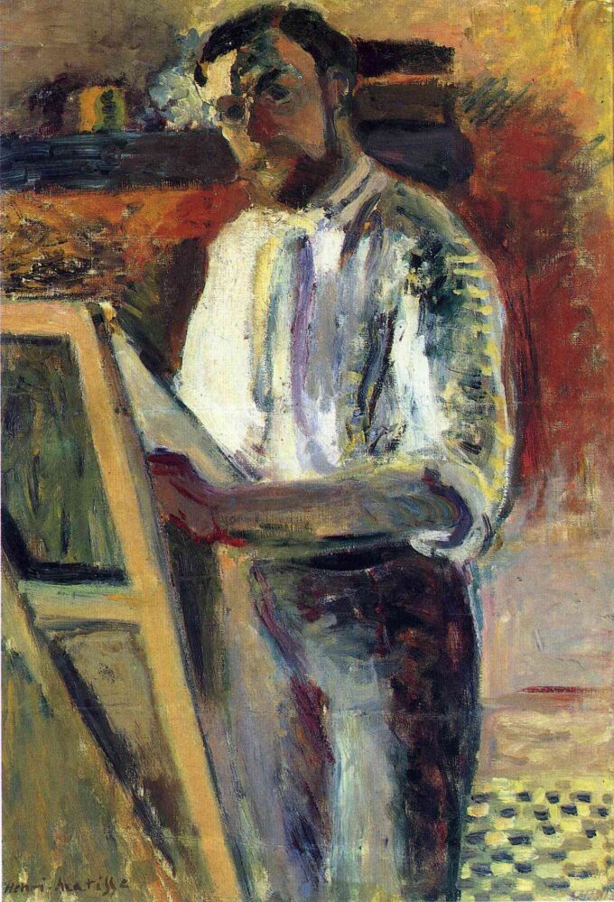 Autorretrato en camisa – Matisse Henri Matisse 70x105