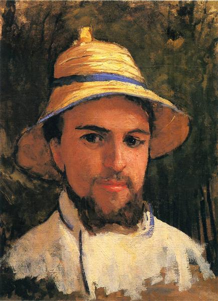 Autorretrato con casco de pico – Caillebotte Gustave Caillebotte 70x105