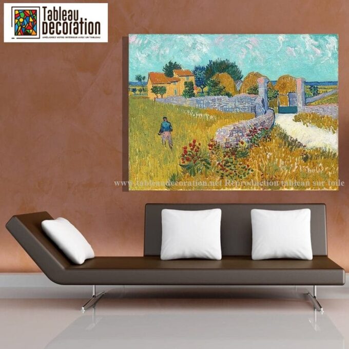 Granja en Provenza – Van Gogh Vincent Van Gogh 85x75 6