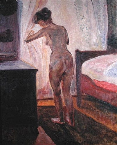 Desnudo de pie en la ventana – Edvard Munch Edvard Munch 70x85