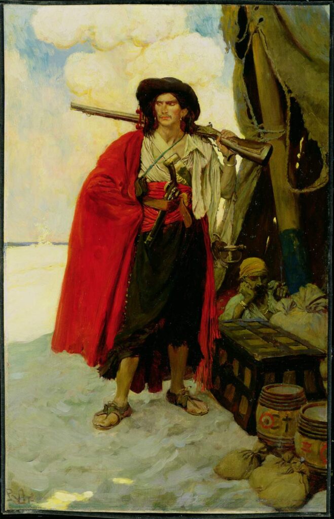 El bucanero era un individuo pintoresco – Howard Pyle Howard Pyle