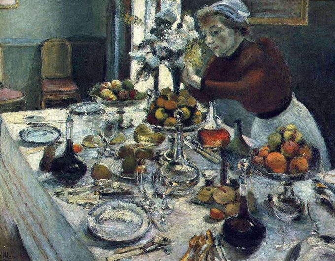 La mesa del comedor – Matisse Henri Matisse 85x75