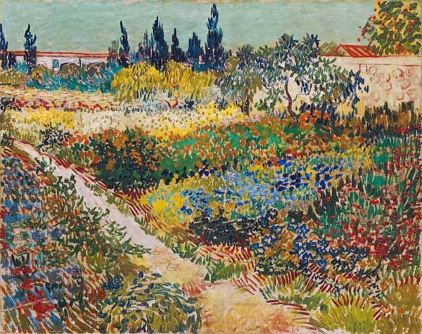 Los jardines de Arles – Van Gogh Vincent Van Gogh 85x75