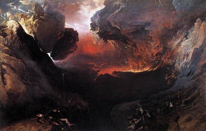 El gran día de su ira – John Martin John Martin 105x70