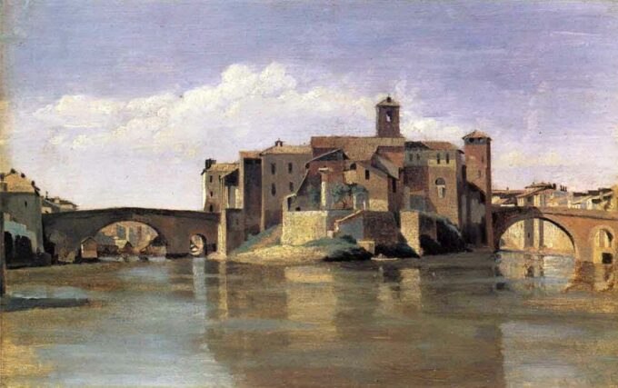 Isla de San Bartolomé (1826-1828) – Camille Corot Camille Corot