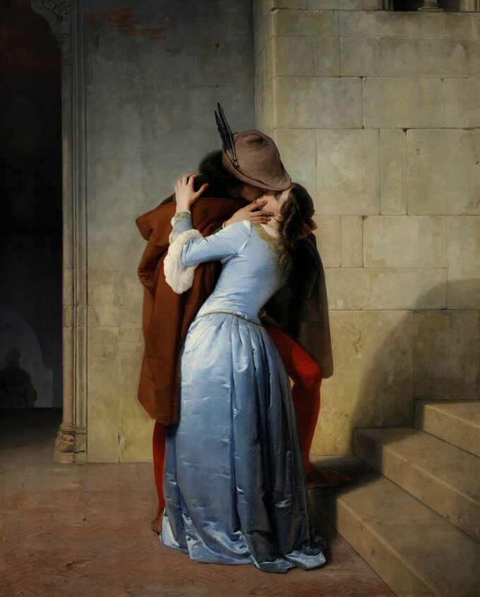 El Beso – Francesco Hayez Cuadros Populares 70x85