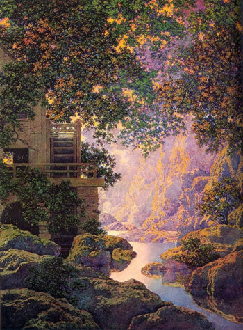 «El viejo Glen Mil – Maxfield Parrish» Maxfield Parrish