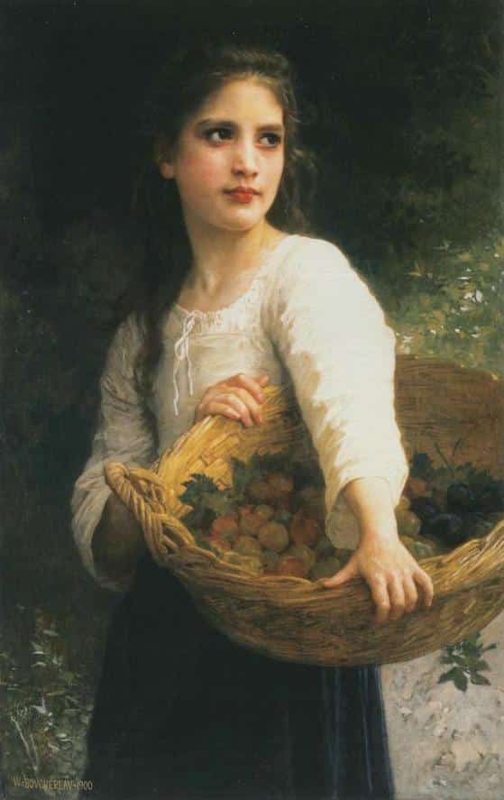 Las Ciruelas – William Bouguereau William Bouguereau 70x105