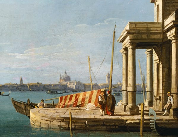 El muelle del Dogano, Venecia – Giovanni Antonio Canal Giovanni Antonio Canal 85x75