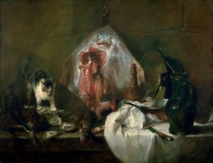 El rayo o el interior de la cocina – Jean Siméon Chardin Jean Siméon Chardin