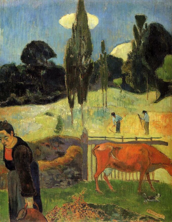 La vaca roja – Paul Gauguin Paul Gauguin 70x85