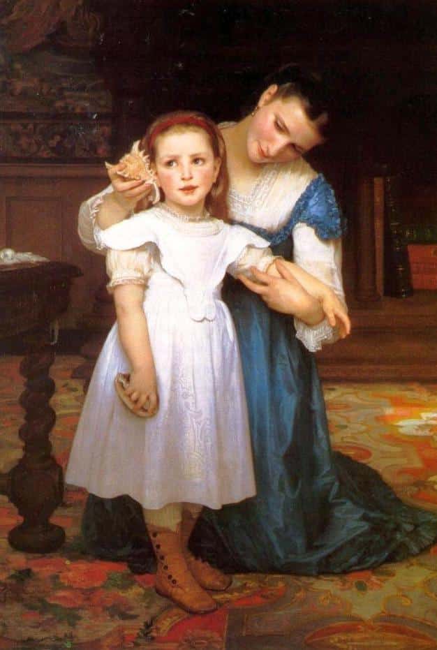 La concha – William Bouguereau William Bouguereau 70x105