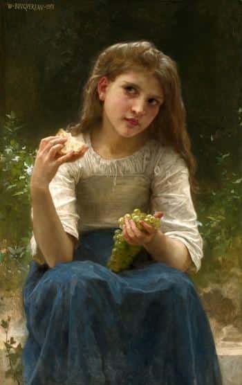 La merienda – William Bouguereau William Bouguereau 70x105