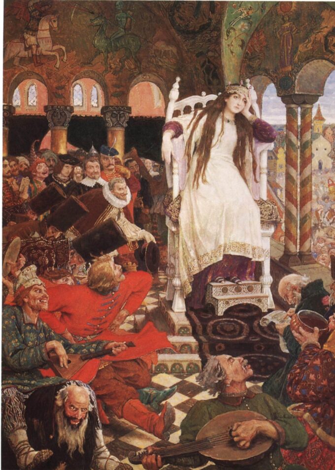 La tsarévna despreocupada – Viktor Vasnetsov Viktor Vasnetsov