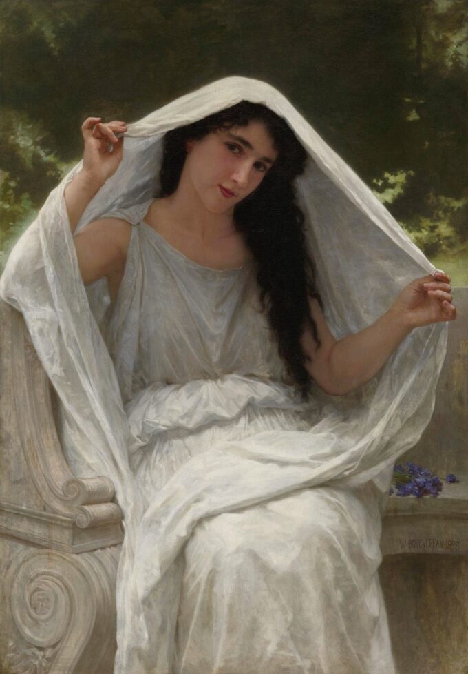 El Velo – William Bouguereau William Bouguereau 70x105