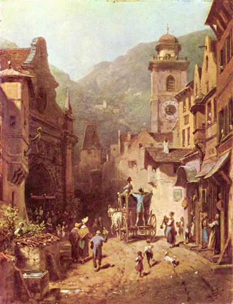 La visita del padre, 1870 – Carl Spitzweg Carl Spitzweg 70x85