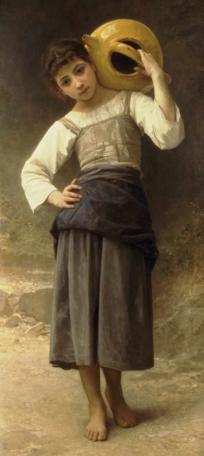 La hija del agua – William Bouguereau William Bouguereau 70x160