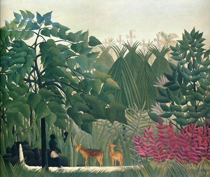 La cascada – Henri Rousseau Henri Rousseau 85x75