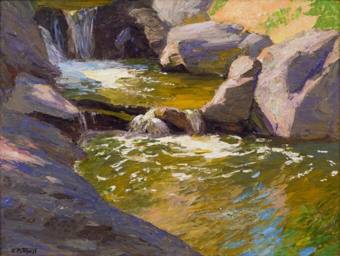 La Cascada – Edward Henry Potthast Edward Henry Potthast 85x75