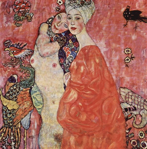 Las Amigas – Gustav Klimt Cuadros Populares 70x70