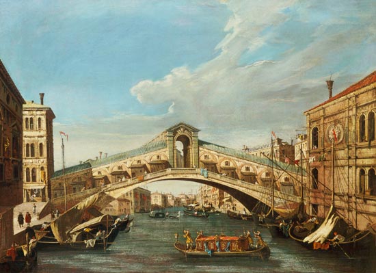 El puente de Rialto, Venecia – Giovanni Antonio Canal Giovanni Antonio Canal 105x70