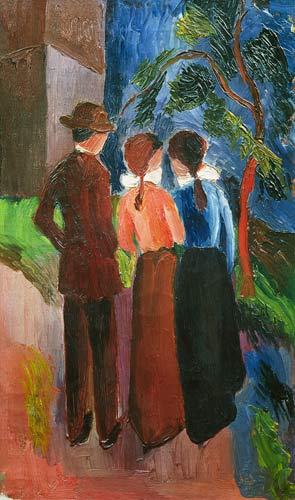 La marcha – August Macke August Macke 70x120