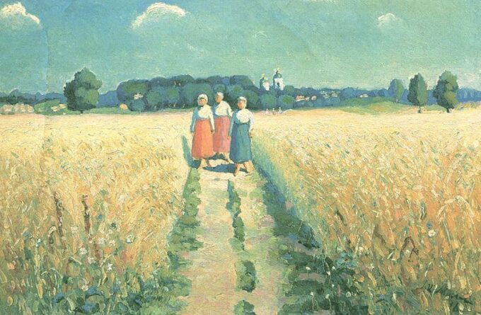 Tres mujeres en la carretera – Kazimir Malevich Kazimir Malevich