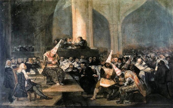 Tribunal de la Inquisición – Francisco de Goya Francisco de Goya 105x70