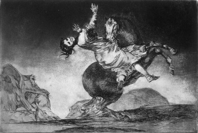 El caballo raptor – Francisco de Goya Francisco de Goya 105x70