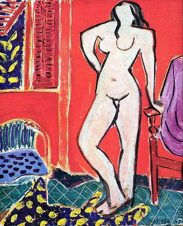 Desnudo de pie – Matisse Henri Matisse 70x85