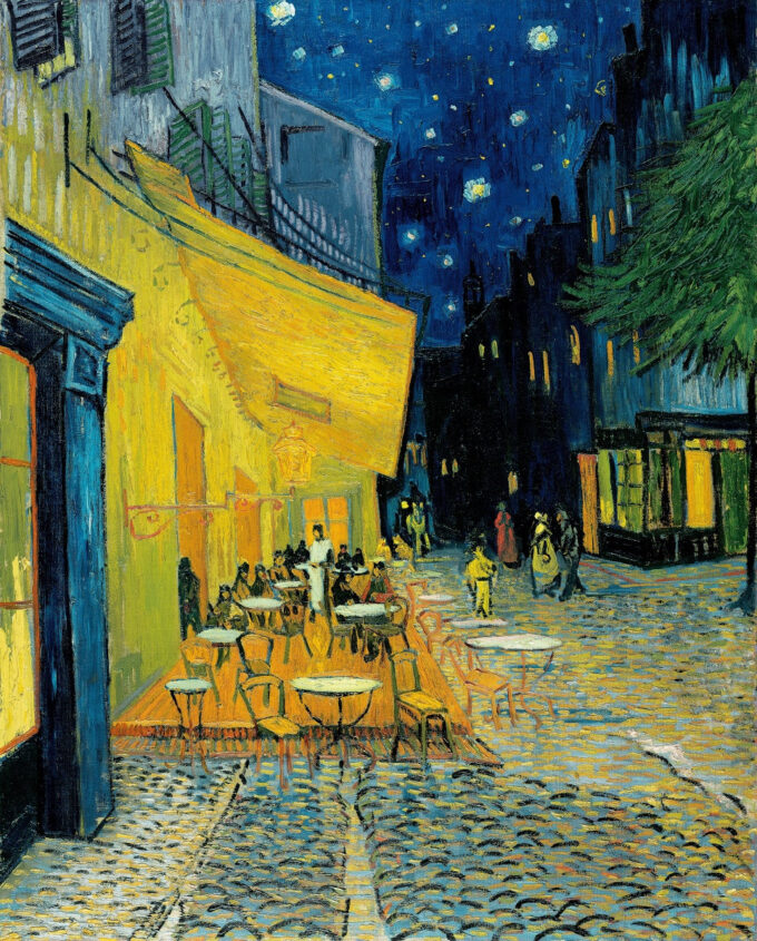 Terraza del café por la noche – Van Gogh Cuadros Populares 70x85