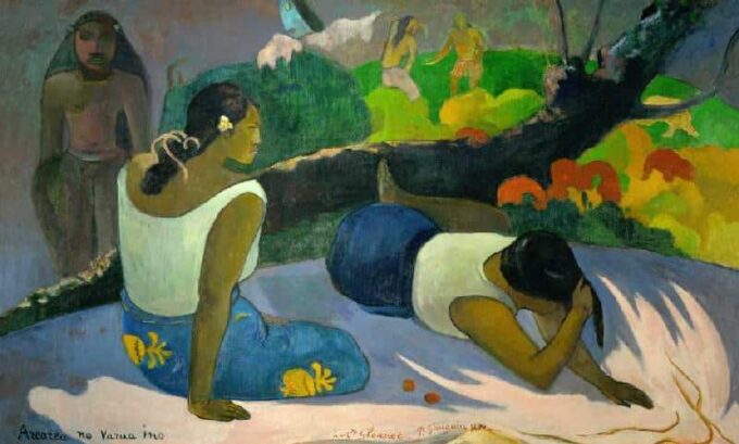 Los placeres del mal espíritu – Paul Gauguin Paul Gauguin 120x70