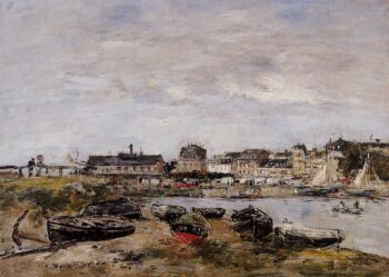 Vista del puerto, Trouville – Eugène Boudin Eugène Boudin