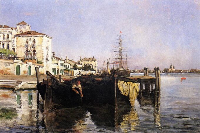 Vista de Venecia – John Henry Twachtman John Henry Twachtman