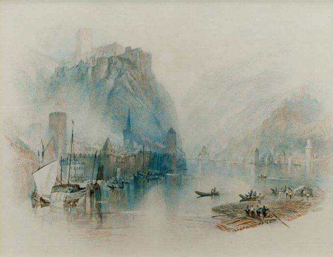 Castillos en el Rin – William Turner William Turner 85x75