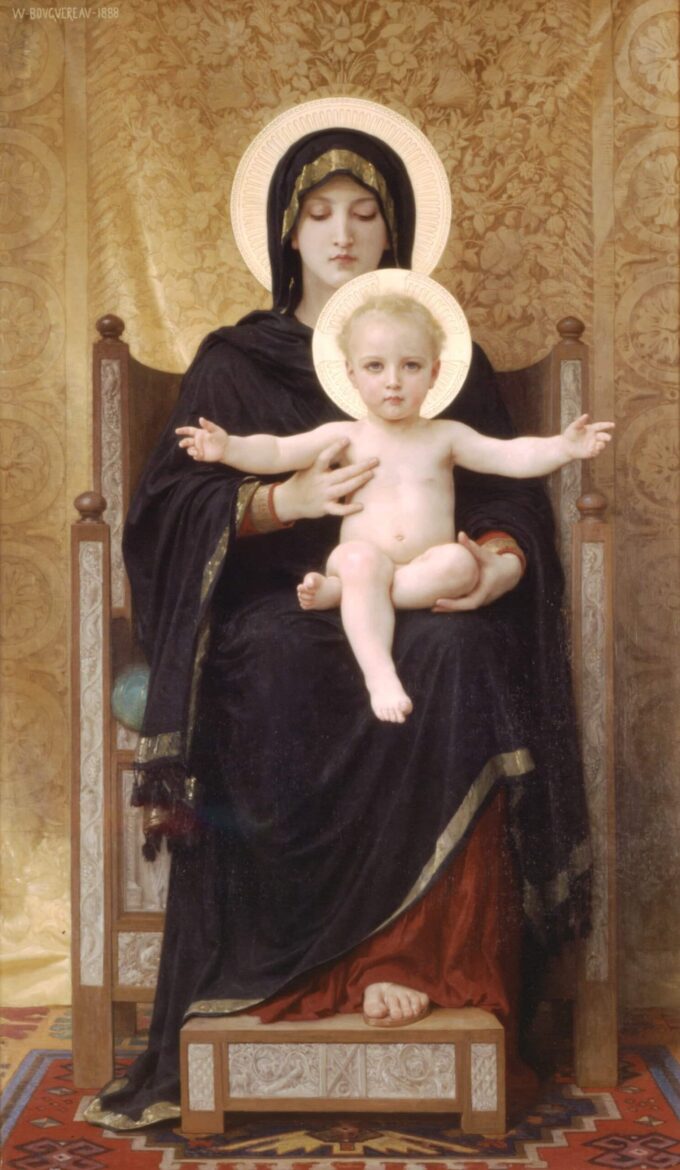 Virgen y niño – William Bouguereau William Bouguereau 70x120