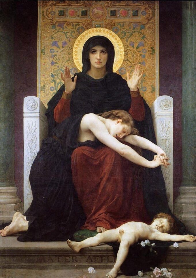 Couette virgen – William Bouguereau William Bouguereau 70x85