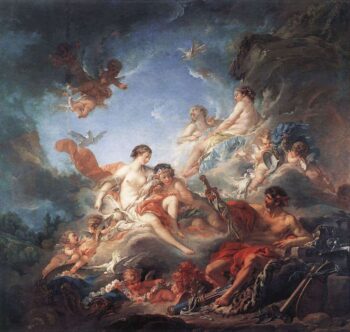 Vulcano presentando armas a Venus para Eneas – François Boucher François Boucher