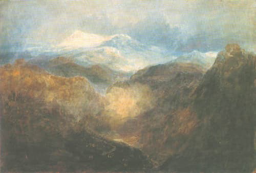 Waliser de montañas con un ejército en marcha – William Turner William Turner 105x70