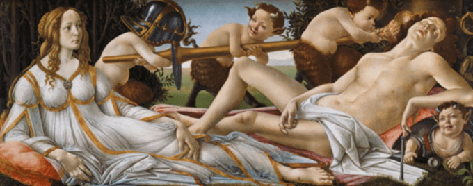 Vénus y Marte – Sandro Botticelli Sandro Botticelli 160x70