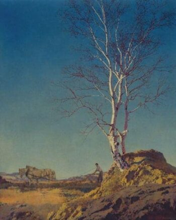 Abedul blanco – Maxfield Parrish Maxfield Parrish