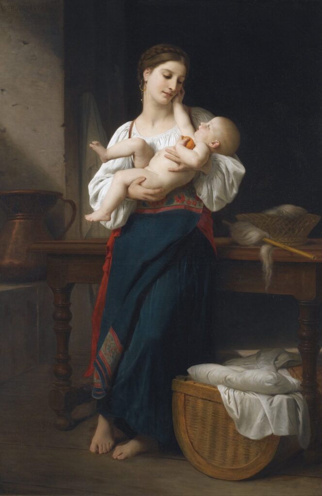 Madre e hijo – William Bouguereau William Bouguereau 70x105