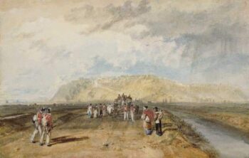 Winchelsea vista desde la carretera de Rye – William Turner William Turner