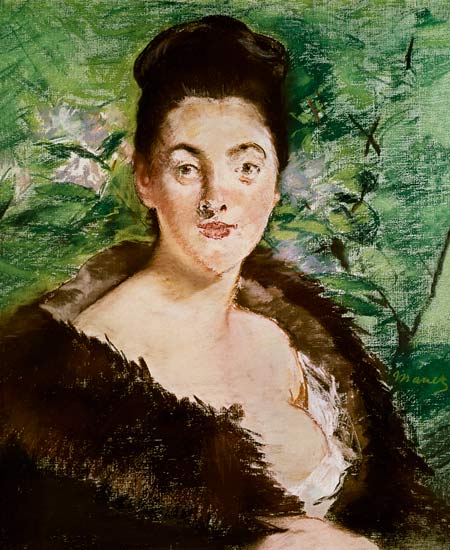 Mujer con abrigo de piel – Edouard Manet Édouard Manet 70x85