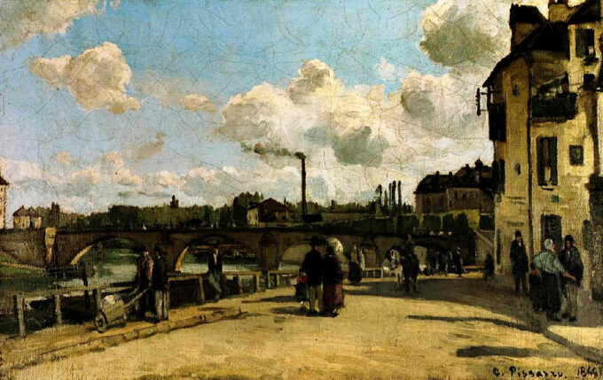 Vista de Pontoise – Camille Pissarro Camille Pissarro 105x70